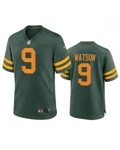 Men's Green Bay Packers #9 Christian Watson Green Stitched Football Jersey (Green)