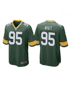 Men's Green Bay Packers #95 Devonte Wyatt Green Stitched Football Jersey (Green)