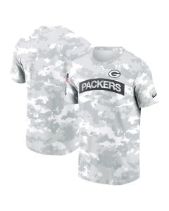 Men's Green Bay Packers Arctic Camo 2024 Salute To Service Performance T-Shirt (Green Camo)