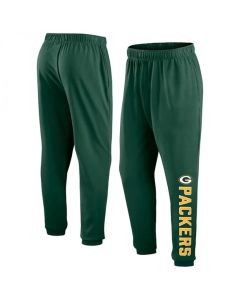 Men's Green Bay Packers Green Chop Block Fleece Sweatpants (Green)