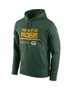 Men's Green Bay Packers Green Circuit Property Of Performance Pullover Hoodie