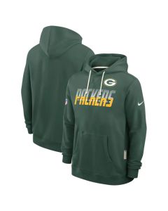 Men's Green Bay Packers Green Sideline Standard Issue Top Prospect Dri-FIT Hoodie (Green)