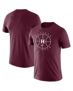 Men's Harvard Crimson Wine Basketball Icon Performance T-Shirt
