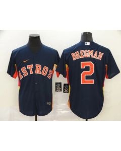 Men's Houston Astros #2 Alex Bregman Navy Cool Base Stitched MLB Jersey (Navy)