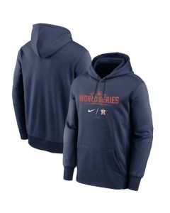 Men's Houston Astros 2021 Navy World Series Collection Dugout Pullover Hoodie
