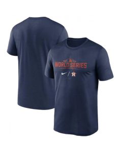 Men's Houston Astros 2021 Navy World Series Collection Dugout T-Shirt