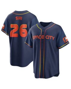 Men's Houston Astros #26 Jose Siri 2022 Navy City Connect Cool Base Stitched Jersey