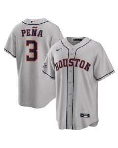 Men's Houston Astros #3 Jeremy Pena Gray 2025 MLB All-Star Game Road Replica Player Jersey