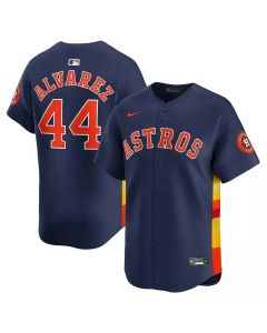 Men's Houston Astros #44 Yordan Alvarez Navy Alternate Limited Player Jersey