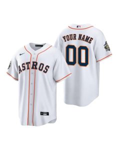 Men's Houston Astros ACTIVE Player Custom White 2022 World Series Home Stitched Baseball Jersey