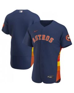 Men's Houston Astros Blank Navy Flex Base Stitched Jersey