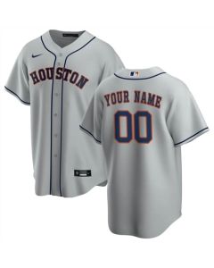 Men's Houston Astros Customized Stitched MLB Jersey (Style 2)