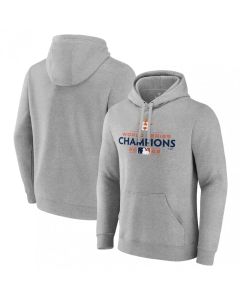 Men's Houston Astros Grey 2022 World Series Champions Celebration Pullover Hoodie