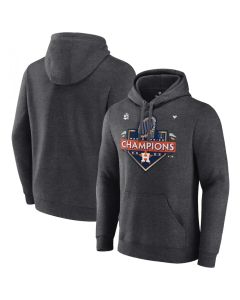 Men's Houston Astros Heather Charcoal 2022 World Series Champions Locker Room Pullover Hoodie