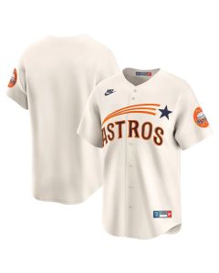 Men's Houston Astros Nike Cream Cooperstown Collection Limited Jersey