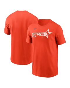 Men's Houston Astros Orange 2025 City Connect Wordmark Performance T-Shirt