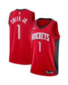 Men's Houston Rockets #1 Jabari Smith Jr Red Stitched Basketball Jersey