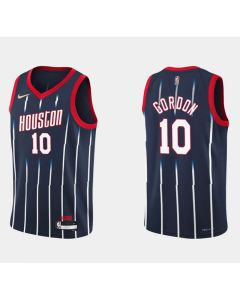 Men's Houston Rockets #10 Eric Gordon 2021/22 City Edition 75th Anniversary Navy Stitched Basketball Jersey