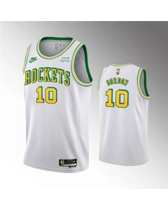 Men's Houston Rockets #10 Eric Gordon White Swingman Classic Edition Stitched Basketball Jersey