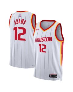 Men's Houston Rockets #12 Steven Adams White 2026/27 Association Edition Stitched Basketball Jersey