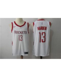 Men's Houston Rockets #13 James Harden White Stitched NBA Jersey (White)
