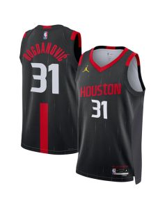 Men's Houston Rockets #31 Bogdan Bogdanovic Black 2026/27 Statement Edition Stitched Basketball Jersey