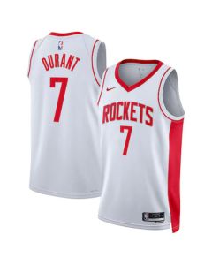 Men's Houston Rockets #7 Kevin Durant White Statement Edition Swingman Jersey
