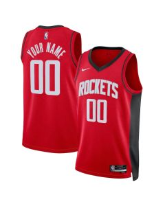Men's Houston Rockets NIke Red Swingman Icon Edition Custom Jersey (Red)