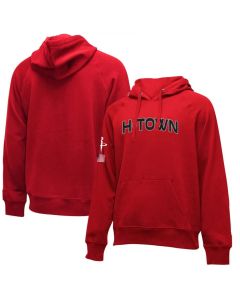 Men's Houston Rockets Red New Era City Edition Logo Essential Pullover Hoodie
