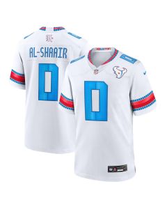 Men's Houston Texans #0 Azeez Al-Shaair White 2026 Rivalries Collection Game Jersey (White)