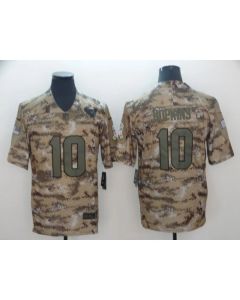 Men's Houston Texans #10 DeAndre Hopkins 2018 Camo Salute to Service Limited Stitched NFL Jersey
