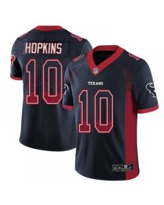 Men's Houston Texans #10 DeAndre Hopkins Navy 2018 Drift Fashion Color Rush Limited Stitched NFL Jersey