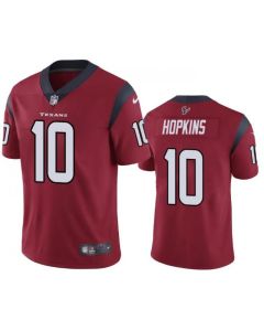 Men's Houston Texans #10 DeAndre Hopkins Red Vapor Untouchable Limited Stitched NFL Jersey (Style 2)