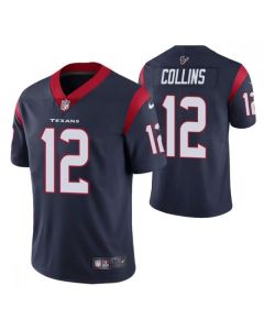Men's Houston Texans #12 Nico Collins Navy Vapor Untouchable Limited Stitched Jersey