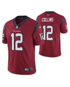 Men's Houston Texans #12 Nico Collins Red Vapor Untouchable Limited Stitched Jersey
