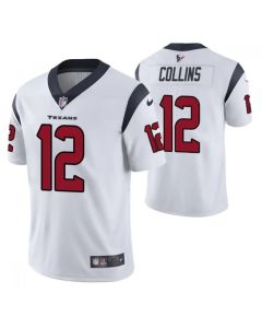 Men's Houston Texans #12 Nico Collins White Vapor Untouchable Limited Stitched Jersey