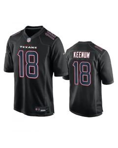 Men's Houston Texans #18 Case Keenum Black Fashion Vapor Untouchable Limited Stitched Football Jersey