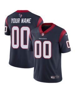Men's Houston Texans 2023 Draft Custom Navy Vapor Untouchable Limited Stitched Jersey