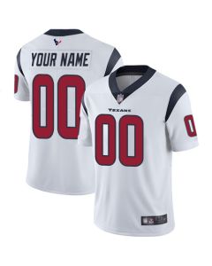 Men's Houston Texans 2023 Draft Custom White Vapor Untouchable Limited Stitched Jersey