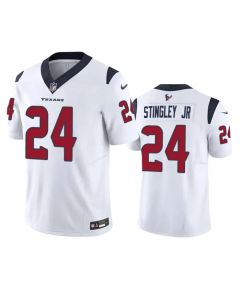 Men's Houston Texans #24 Derek Stingley Jr. White 2023 F.U.S.E Vapor Untouchable Stitched Football Jersey