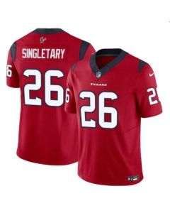 Men's Houston Texans #26 Devin Singletary Red 2023 F.U.S.E Vapor Untouchable Stitched Football Jersey