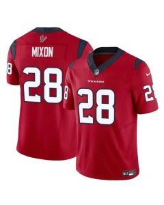 Men's Houston Texans #28 Joe Mixon Red 2024 F.U.S.E Vapor Untouchable Stitched Football Jersey