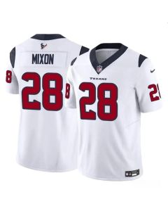Men's Houston Texans #28 Joe Mixon White 2024 F.U.S.E Vapor Untouchable Stitched Football Jersey