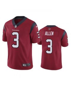Men's Houston Texans #3 Kyle Allen Red Vapor Untouchable Limited Stitched Jersey