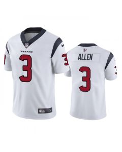 Men's Houston Texans #3 Kyle Allen White Vapor Untouchable Limited Stitched Jersey