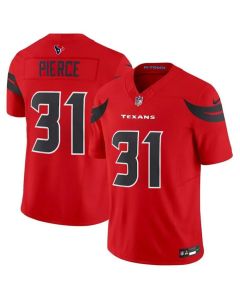 Men's Houston Texans #31 Dameon Pierce Red 2024 Alternate F.U.S.E Vapor Stitched jersey
