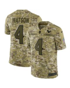 Men's Houston Texans #4 Deshaun Watson 2018 Camo Salute to Service Limited Stitched NFL Jersey