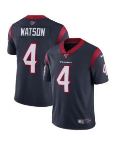 Men's Houston Texans #4 Deshaun Watson Navy 2019 100th Season Vapor Untouchable Limited Stitched NFL Jersey