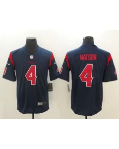 Men's Houston Texans #4 Deshaun Watson Navy Vapor Untouchable Color Rush Limited Stitched NFL Jersey