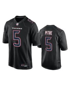 Men's Houston Texans #5 Jalen Pitre Black Fashion Vapor Untouchable Limited Stitched Football Jersey